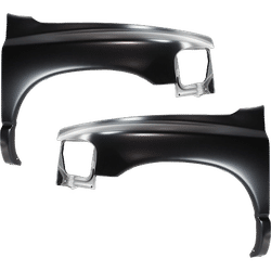 Replacement Fender Steel Primed, Front, Driver & Passenger Side, 1-year unlimited-mileage warranty SET-D220115