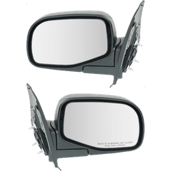 Kool Vue Mirror Textured Black, Driver & Passenger Side, 1-year limited warranty SET-FD33R