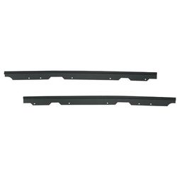 Rugged Ridge Windshield Channel Header Black Powdercoated, 5-year limited warranty 13308.02