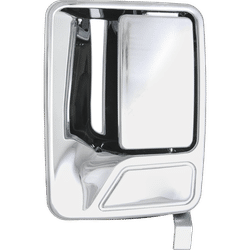 Replacement Exterior Door Handle Plastic Chrome, Rear, Driver Side, 1-year unlimited-mileage warranty REPF491318C