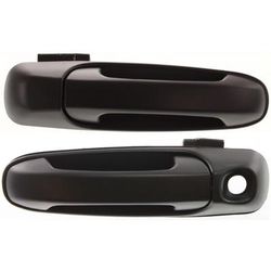 Replacement Exterior Door Handle Smooth Black, Front, Driver & Passenger Side, 1-year unlimited-mileage warranty SET-ARBJ462115