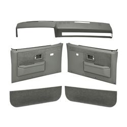 Coverlay Interior Restoration Kit ABS Plastic Medium Gray Dash Cap, Door Panel, Kick Lifetime limited warranty 18-601CW-MGR