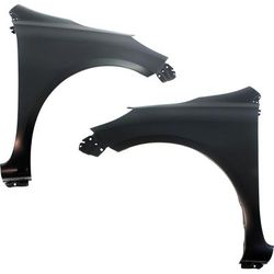 Replacement Fender Steel Primed, Front, Driver & Passenger Side, 1-year unlimited-mileage warranty SET-REPN220153Q