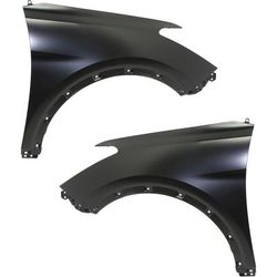 Replacement Fender Steel Primed, Front, Driver & Passenger Side, 1-year unlimited-mileage warranty SET-REPH220191