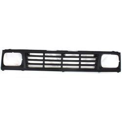 Replacement Grille Assembly Plastic Painted Black Grille, 1-year unlimited-mileage warranty 1811