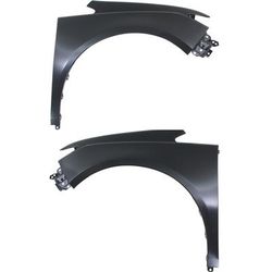 Replacement Fender Aluminum Primed, Front, Driver & Passenger Side, 1-year unlimited-mileage warranty SET-REPH220197