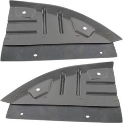 Replacement Fender Liner, Front, Driver & Passenger Side, Front Lower Section, 1-year unlimited-mileage warranty SET-REPC222157