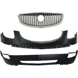 Replacement Bumper Cover Primed, Front, Upper & Lower, 1-year unlimited-mileage warranty KIT-41415-48