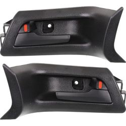 Replacement Interior Door Handle Black, Front, Driver & Passenger Side, 1-year unlimited-mileage warranty SET-REPP462147