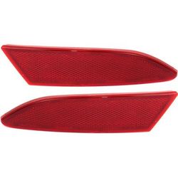 Replacement Bumper Reflector, Rear, Driver & Passenger Side, 1-year unlimited-mileage warranty SET-REPF731903Q