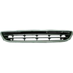 ReplaceXL Grille Assembly Plastic Chrome Shell with Primed Insert, 1-year unlimited-mileage warranty L070116