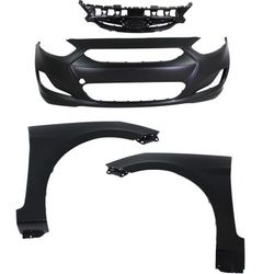 Replacement Bumper Cover Primed, Front, 1-year unlimited-mileage warranty KIT-70315-30