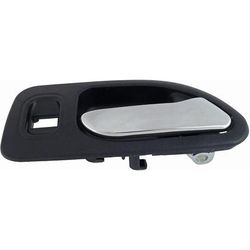 Dorman Interior Door Handle Plastic Blue bezel with chrome lever Help Series, Rear, Passenger Side, Lifetime limited warranty 92423