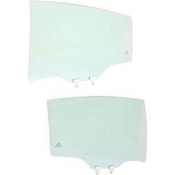 Replacement Door Glass, Rear, Driver & Passenger Side, 1-year unlimited-mileage warranty SET-REPN481305