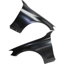Replacement Fender Steel Primed, Front, Driver & Passenger Side, 1-year unlimited-mileage warranty SET-REPBZ220109