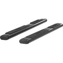 Aries Nerf Bars Aluminum Powdercoated Black 6in Side Series, Lifetime limited warranty with 5-year on finish 4445002