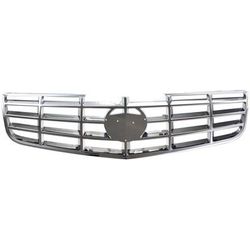 Replacement Grille Assembly Plastic Chrome Grille, 1-year unlimited-mileage warranty RBC070112