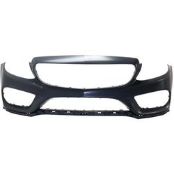 Replacement Bumper Cover Primed, Front, 1-year unlimited-mileage warranty REPM010406P
