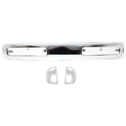 Replacement Bumper Steel Chrome, Front, 1-year unlimited-mileage warranty KIT-110916-82