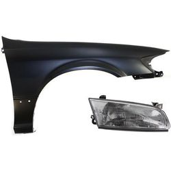 Replacement Fender Steel Primed, Front, Passenger Side, 1-year unlimited-mileage warranty KIT-111416-08