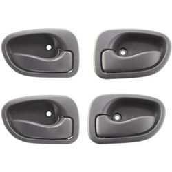 Replacement Interior Door Handle Gray, Front & Rear, Driver Passenger Side, 1-year unlimited-mileage warranty SET-ARBH462107-4
