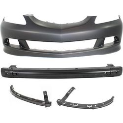 Replacement Bumper Cover Primed, Front, 1-year unlimited-mileage warranty KIT-012717-41