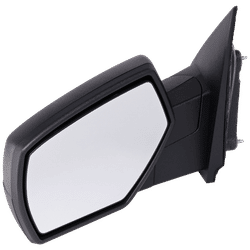 JC Whitney Mirror Textured Black, Driver Side, 1-year limited warranty JGM03L