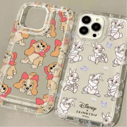 Disneys Animal Cute Dog Rabbit Phone Case for Samsung Galaxy A55 A35 A15 A54 A34 A24 A14 A05 A04 A13 A73 A53 A33 A23 4G 5G Cover