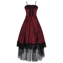 Punk Gotico Medievale Abito da cocktail Vestito Mascherata Abito da Ballo Strega Signora Straniero Costume Per donna Notte di Valpurga Halloween Carnevale Mascherata Feste Halloween Adulti Vestito