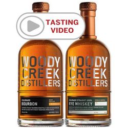 "Woody Creek Distillers Tasting Set with Tasting Video Collections"