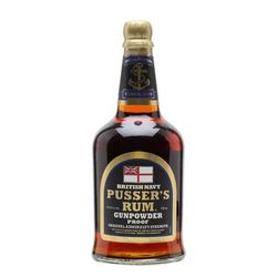 "British Navy Pusser's Gunpowder Proof Rum Rum - Caribbean"