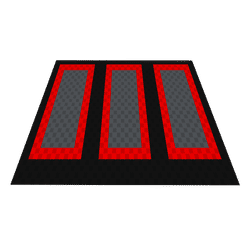 Swisstrax 3-Car Garage Bundle In Ribtrax Pro Tiles (Parking Bays - Black, Red, Grey)