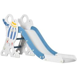 TEMU Kids Slide Freestanding Toddler Slide Space Theme For Indoor Outdoor Ages 1.5-3 Years