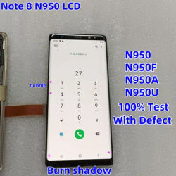 6.3''100% Tested LCD For Samsung Galaxy Note 8 N950F Note8 N950 N950U N950A N950F/DS Display Touch Screen Digitizer With Defect