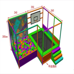 Custom Creative And Compatible Trampoline Park Components, Suitable For Both Indoor And Outdoor Indoor Playground Equipment