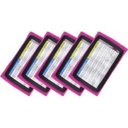 Sports Unlimited Adult Football Triple Wrist Coach (5 Pack) Pink