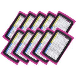 Sports Unlimited Youth Football Triple Wrist Coach (10 Pack) Pink
