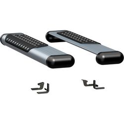 Luverne Running Boards Aluminum Powdercoated Silver O-Mega II 6 in. Series, 583036-571471