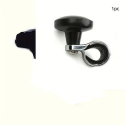 TEMU 1pc Metal Car Steering Wheel Booster Ball - Comfortable Driving Accessory, Universal Fit, No , Driving Booster Ball|modern Steering Wheel|durable Construction, Car Steering