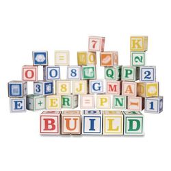 Bankers Box At Play 123 ABC Learning Blocks, Corrugated Board, Assorted, 50/Pack (FEL100016408)