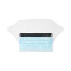 Medline Basic Procedure Face Mask with Shield, Anti-Fog Strip and Ear Loops, Blue, 25/BX (NON27420ELZ)