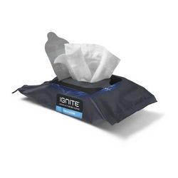 Medline Ignite Energizing Coffee and Pomegranate Scent Body Wipes, 10/Pack, 5/BX (IGNITE001Z)