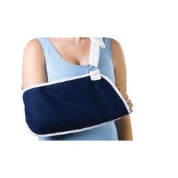 Medline Deep Pocket Arm Sling with Shoulder Pad, Size L, 1 EA (ORT11300L)