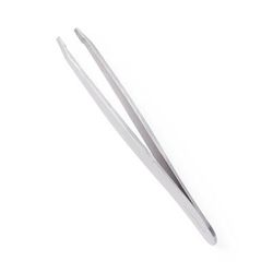 Medline Eyebrow Tweezers, Nonsterile, Single-Use, Stainless Steel, 4'', 12/BX (MDS10700)