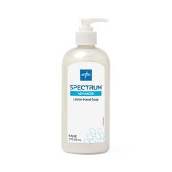 Medline Lotion Hand Soap, Pump Bottle, 16 oz., 12/CS (HHSP16)