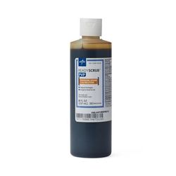 Medline Povidone Iodine (PVP) Scrub Solution, 8 oz., 24/CS (MDS093948)