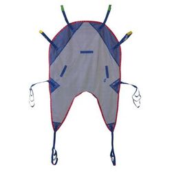 Medline U-Shaped Sling in Polyester Mesh Fabric, With Head Support, 450 lb. Weight Capacity, Size L, 1 EA (MDSMMHS3)