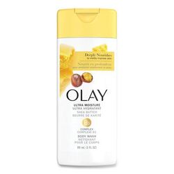 Olay Ultra Moisture Body Wash, Shea Butter Scent, 3 oz, 24/Carton (PGC86410)