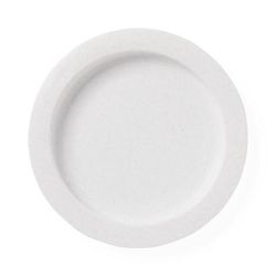 RICHARDSON PRODUCTS 9" Plate With Inside Edge, White, 1 EA (MDSR001470)