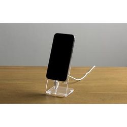 Russell & Hazel Acrylic Phone Dock, 6"h X 3-3/8"w X 3"d, Clear